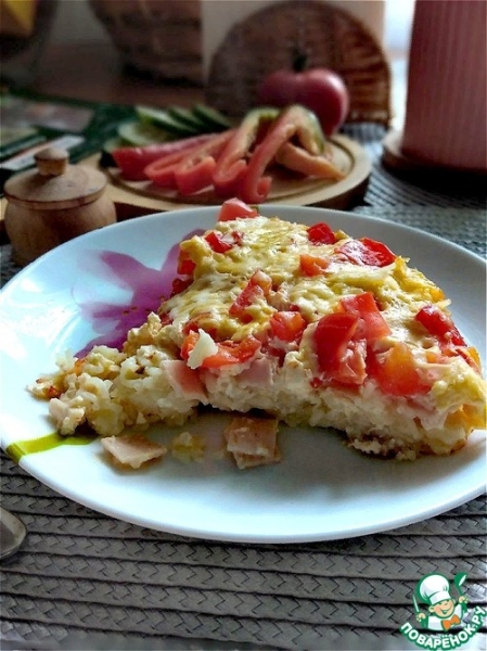 Вермишелевая запеканка с ветчиной из мультиварки Вермишелевая запеканка с ветчиной из мультиварки