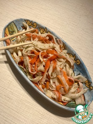 Закуска "Косы русалки" Закуска "Косы русалки"