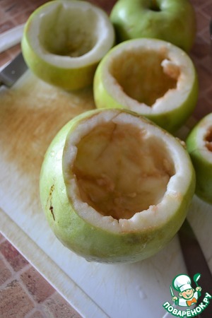 Запечённые яблоки с индейкой Запечённые яблоки с индейкой