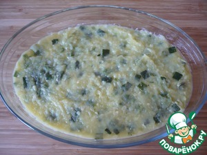 Запеканка из овощного пюре с сосисками Запеканка из овощного пюре с сосисками