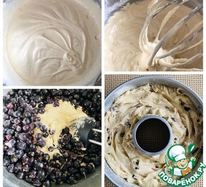 Кекс с черной смородиной