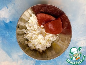 Блины с творогом и конфитюром Блины с творогом и конфитюром