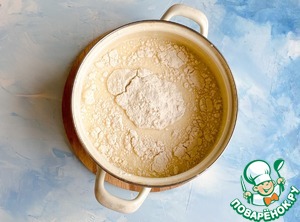 Блины с творогом и конфитюром Блины с творогом и конфитюром