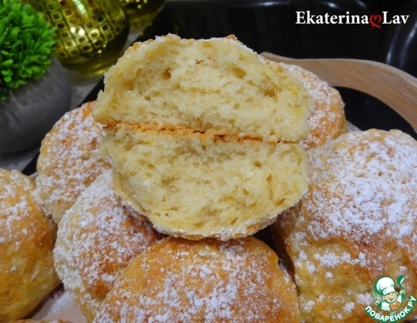 Творожные булочки на скорую руку