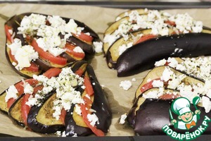 Баклажаны с томатами и сыром Баклажаны с томатами и сыром