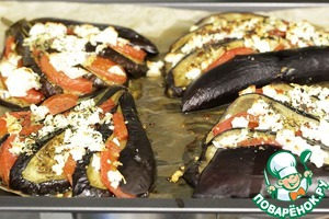 Баклажаны с томатами и сыром Баклажаны с томатами и сыром