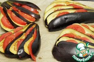 Баклажаны с томатами и сыром Баклажаны с томатами и сыром