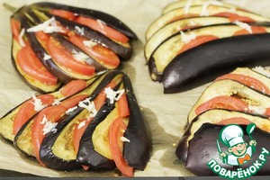 Баклажаны с томатами и сыром Баклажаны с томатами и сыром