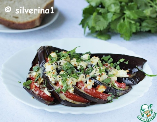 Баклажаны с томатами и сыром Баклажаны с томатами и сыром