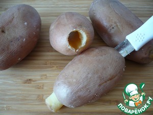 Быстрый перекус "Сосиска в картофеле" Быстрый перекус "Сосиска в картофеле"