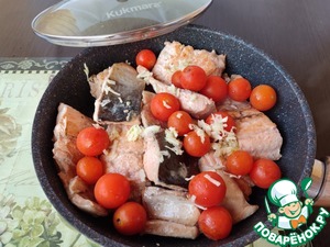 Горбуша в сливках Горбуша в сливках