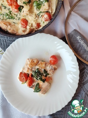 Горбуша в сливках Горбуша в сливках