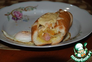 Горячий бутерброд "Пальчики оближешь" Горячий бутерброд "Пальчики оближешь"