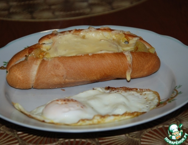 Горячий бутерброд "Пальчики оближешь" Горячий бутерброд "Пальчики оближешь"