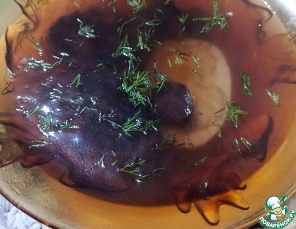 Грибное заливное