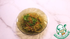 Китайский салат из сырой картошки Китайский салат из сырой картошки