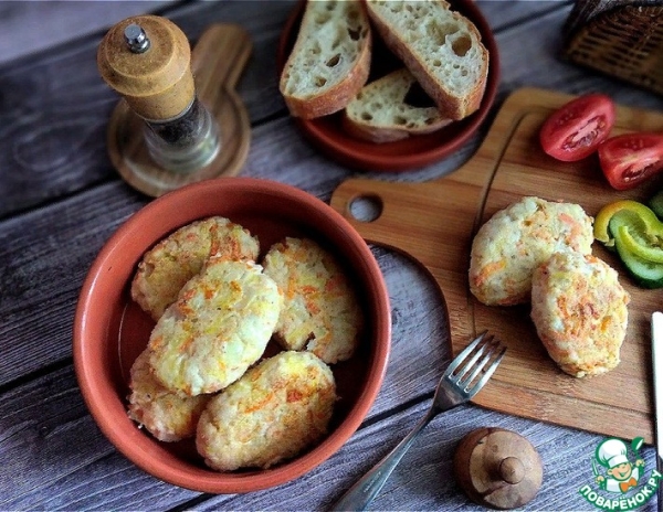 Котлеты курино-овощные Котлеты курино-овощные