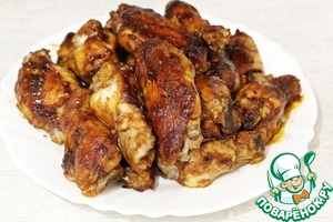 Крылышки в острой томатной глазури Крылышки в острой томатной глазури