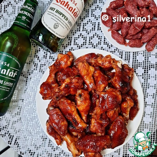 Крылышки в острой томатной глазури Крылышки в острой томатной глазури