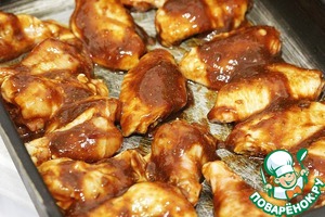 Крылышки в острой томатной глазури Крылышки в острой томатной глазури