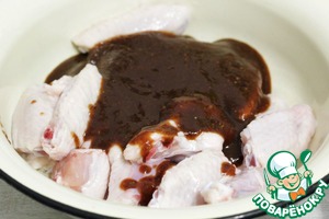 Крылышки в острой томатной глазури Крылышки в острой томатной глазури