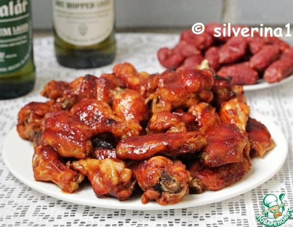 Крылышки в острой томатной глазури Крылышки в острой томатной глазури