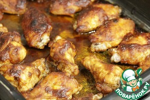 Крылышки в острой томатной глазури Крылышки в острой томатной глазури