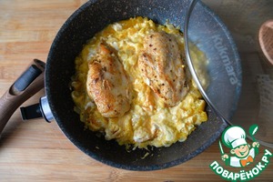 Куриная грудка с тыквой