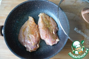 Куриная грудка с тыквой