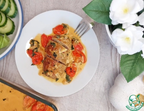 Куриные котлеты с беконом и сыром