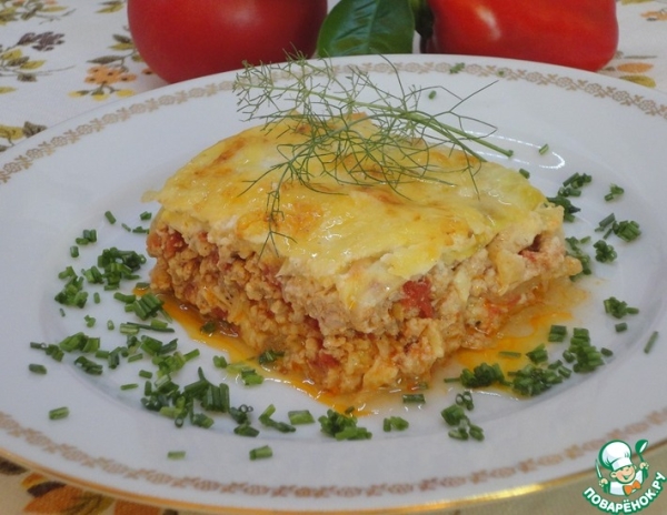 Лазанья с капустой