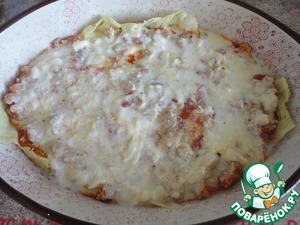 Лазанья с капустой