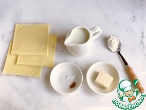 Наггетсы на шпажках со сливочным соусом