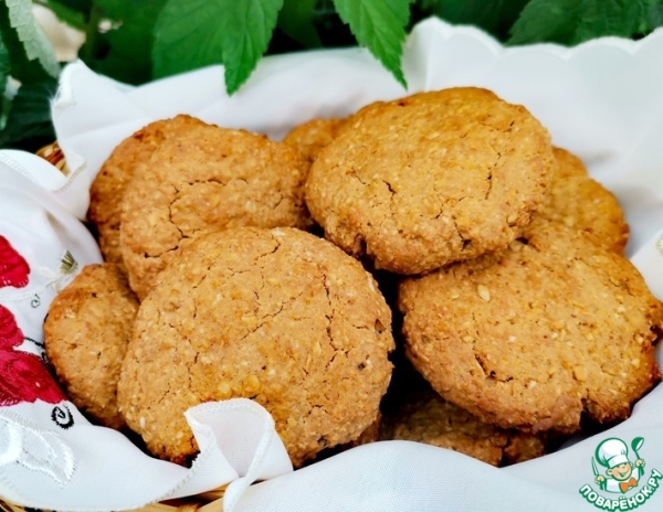 Овсяное печенье на меду