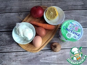 Салат с яблоком и морковью