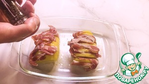 Спиральная картошка с беконом Спиральная картошка с беконом