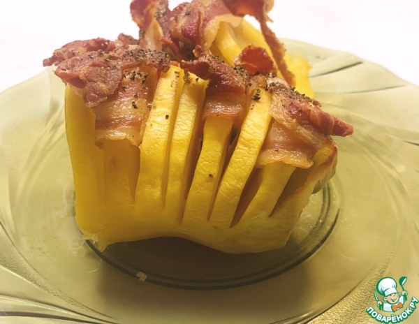 Спиральная картошка с беконом Спиральная картошка с беконом