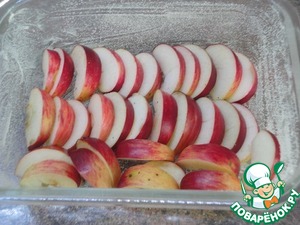 Творожная запеканка с яблоками