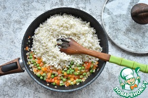 Жареный рис из цветной капусты