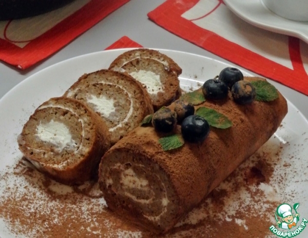 Рулет на сковороде