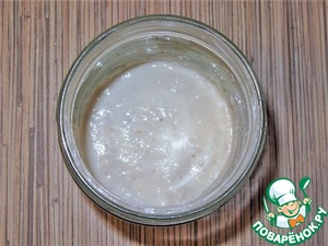 Хлеб на закваске с жареным луком