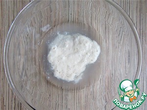 Хлеб на закваске с жареным луком