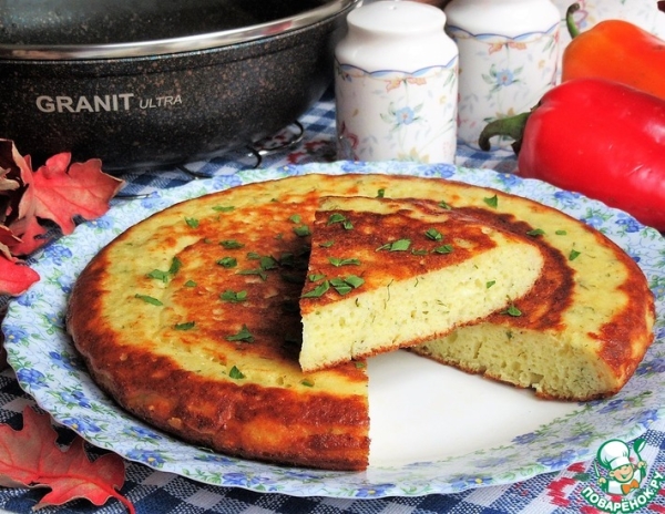 Ленивая творожная лепешка