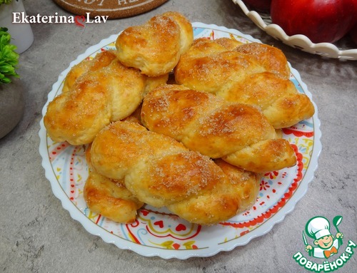 Творожные жгутики на скорую руку Творожные жгутики на скорую руку