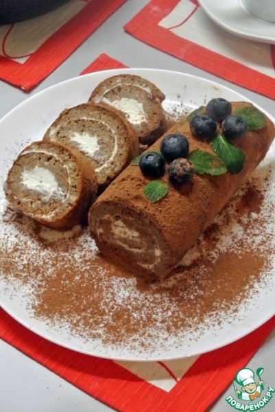 Рулет на сковороде