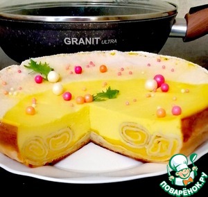 Пирог блинный без духовки