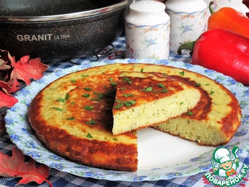 Ленивая творожная лепешка