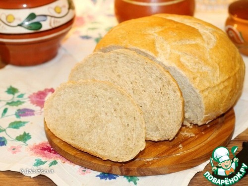 Цельнозерновой пшеничный хлеб на меде Цельнозерновой пшеничный хлеб на меде