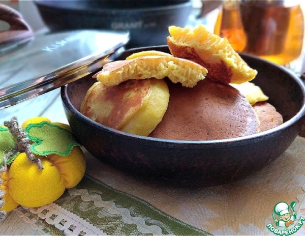 Пряные тыквенные оладьи