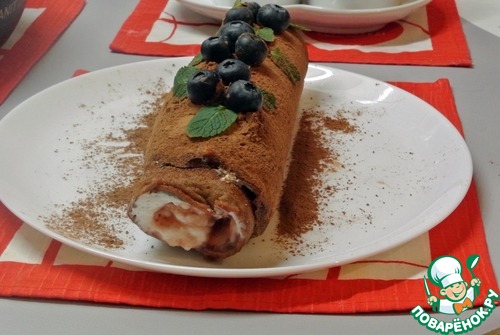 Рулет на сковороде